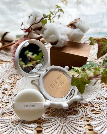 ミネラル 薬用プレストパウダー ミディアムオークル/TIME SECRET/プレストパウダーを使ったクチコミ(2枚目)