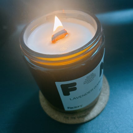 Factory Normal ディフューザー - LONDON FLOWER MARKETのクチコミ「Factory Normal
茶色い瓶 ウッド芯 キャンドル - Lavender Garde.....」(2枚目)