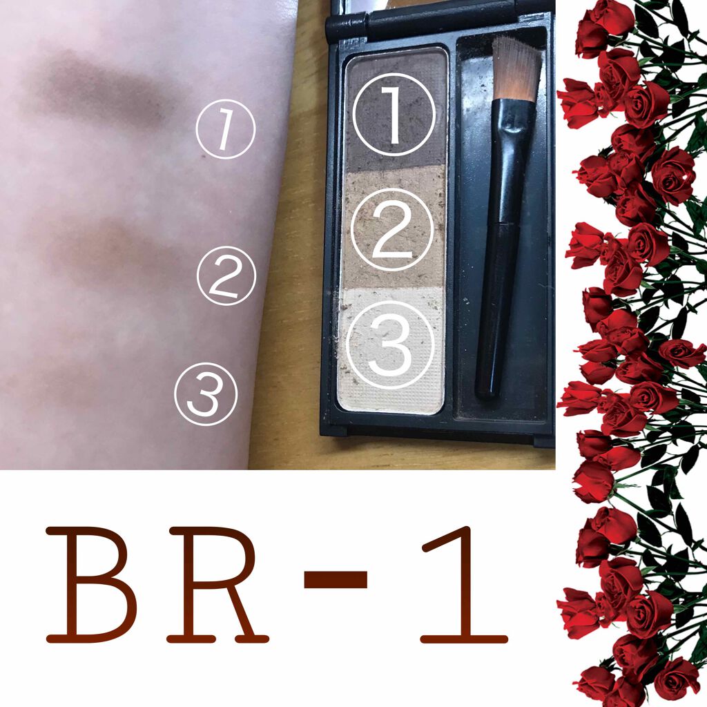 ノーズ＆アイブロウパウダー/CEZANNE/パウダーアイブロウを使ったクチコミ（3枚目）