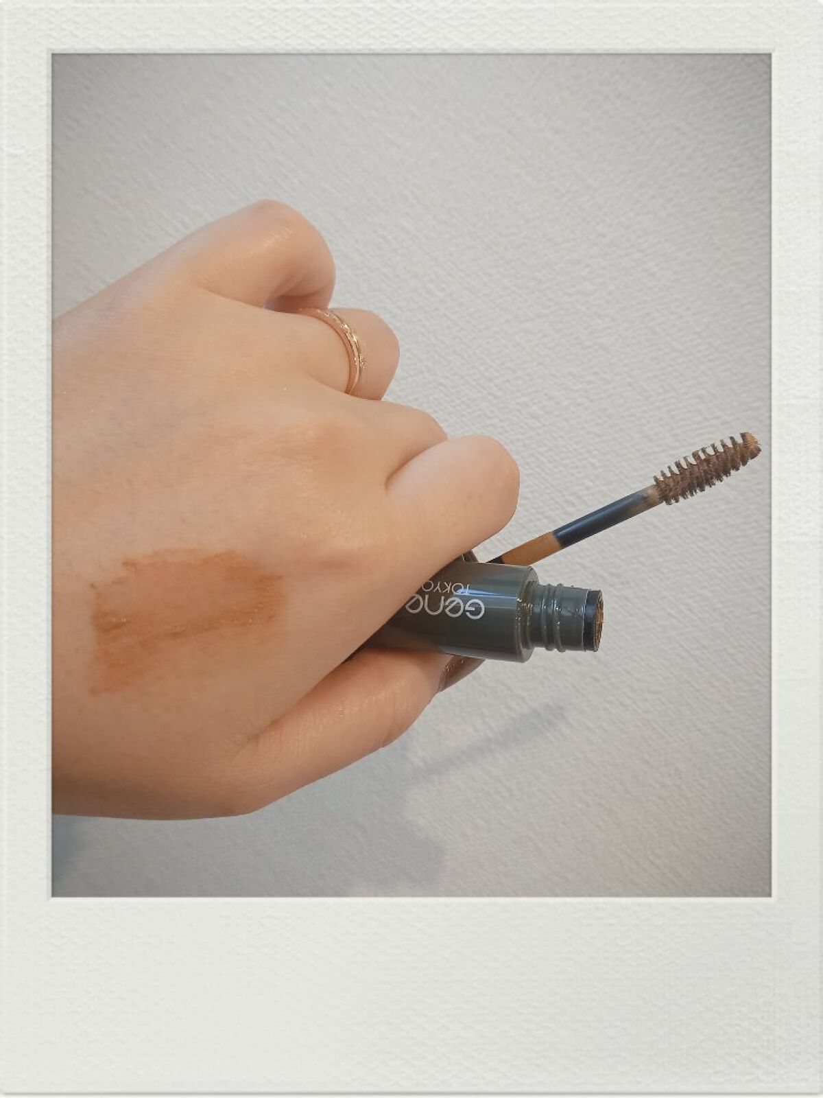 リッチカラー アイブロウマスカラ/GENE TOKYO/眉マスカラを使ったクチコミ（2枚目）