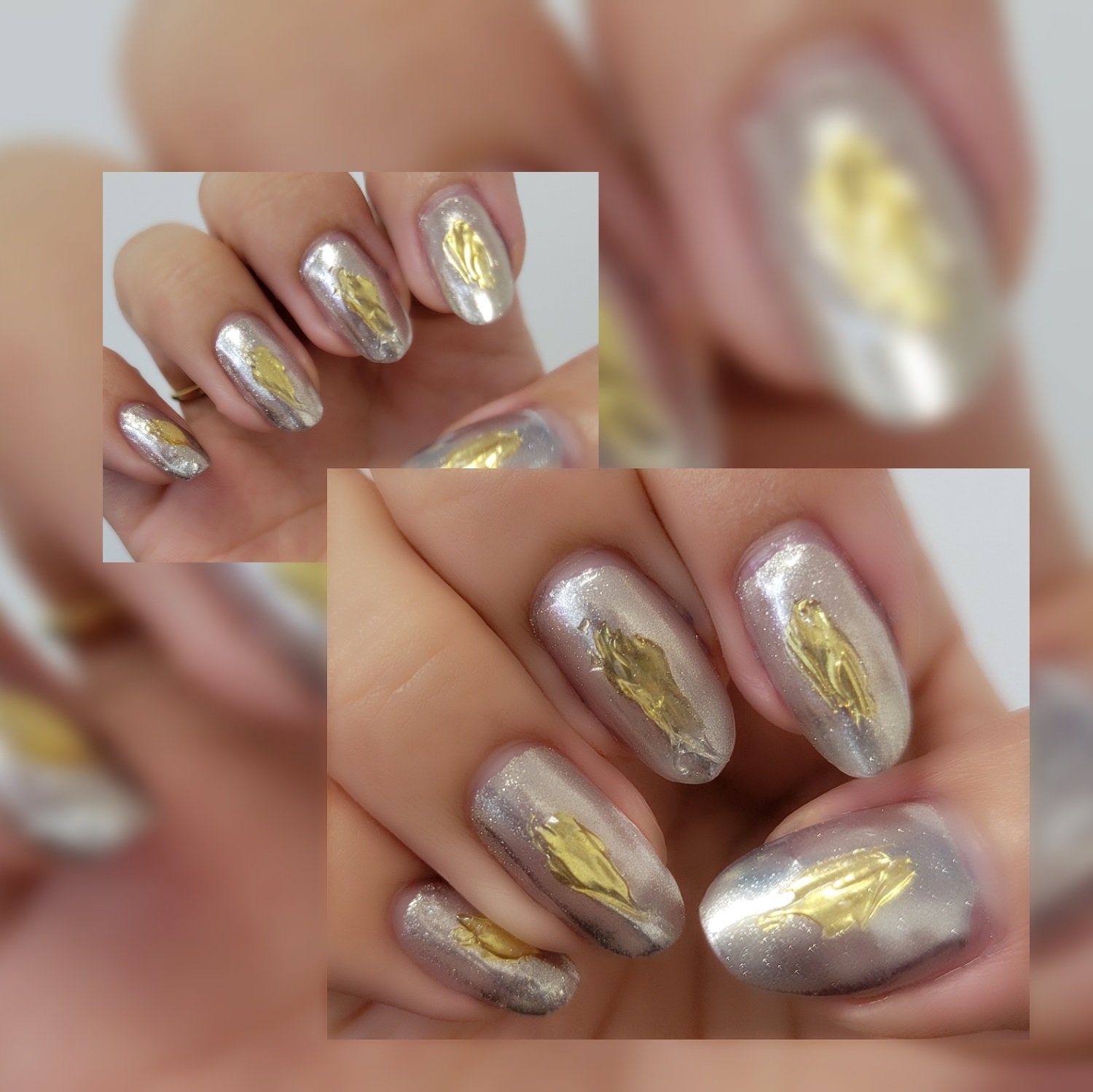 ミラーパウダー/セリア/ネイル用品を使ったクチコミ（2枚目）