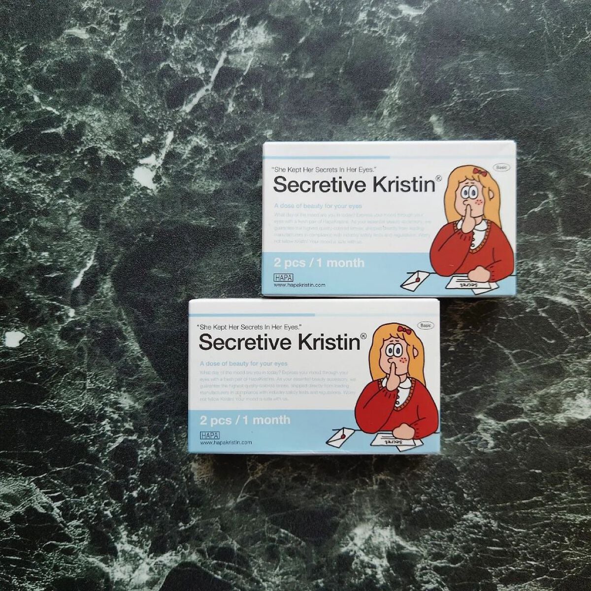 Secretive Kristen/Hapa kristin/カラーコンタクトレンズを使ったクチコミ(2枚目)