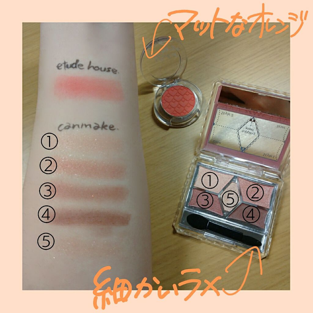 ルックアット マイアイ カフェ/ETUDE/単色アイシャドウを使ったクチコミ(2枚目)