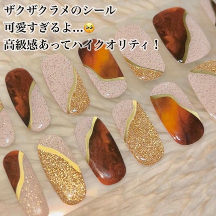 セミキュアジェルネイルシール ハンド用/LYSD’OR/ネイルシールを使ったクチコミ(4枚目)