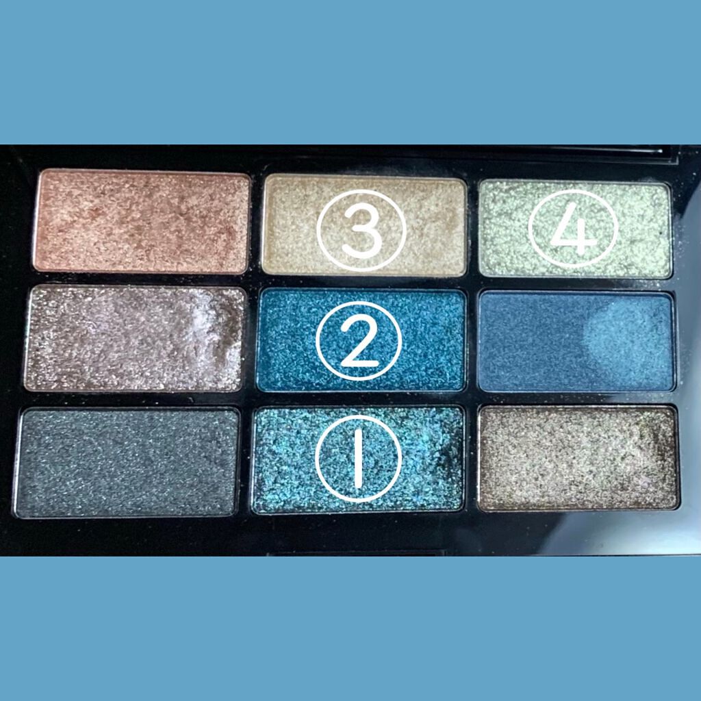 クロマティックス - デジタル ティール/shu uemura/アイシャドウパレットを使ったクチコミ(3枚目)