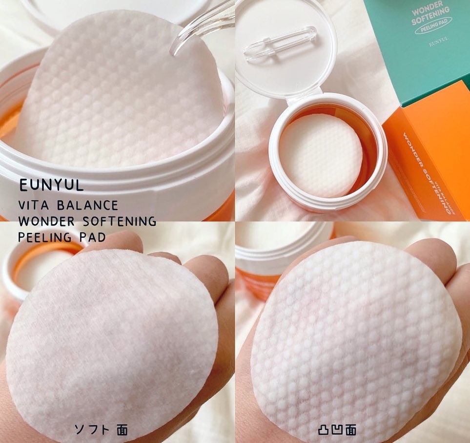 ビタ バランス ワンダー ソフニング ピーリング パッド/EUNYUL/トナーパッドを使ったクチコミ（2枚目）