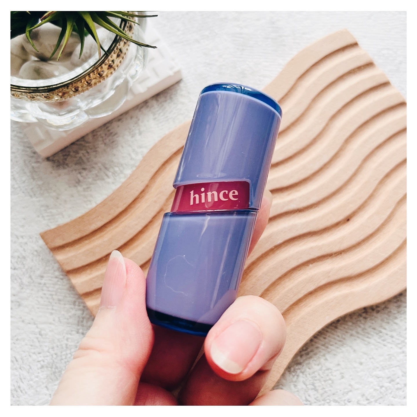 ロウグロウジェルティント R008 レア/hince/リップティントを使ったクチコミ（3枚目）