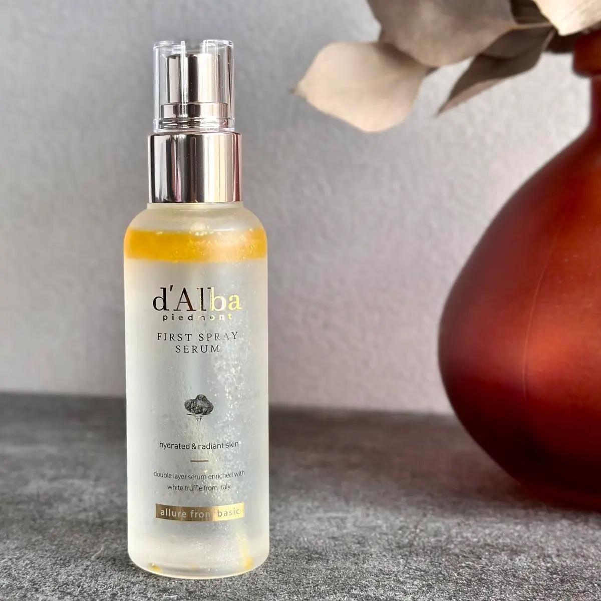 ダルバ ホワイトトリュフファーストスプレーセラム/ダルバ/ミスト状化粧水を使ったクチコミ（1枚目）