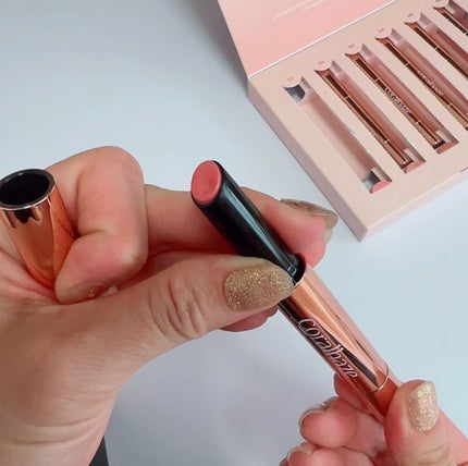 ボリューマイジングフォンデュリップ/Coralhaze/口紅を使ったクチコミ(3枚目)