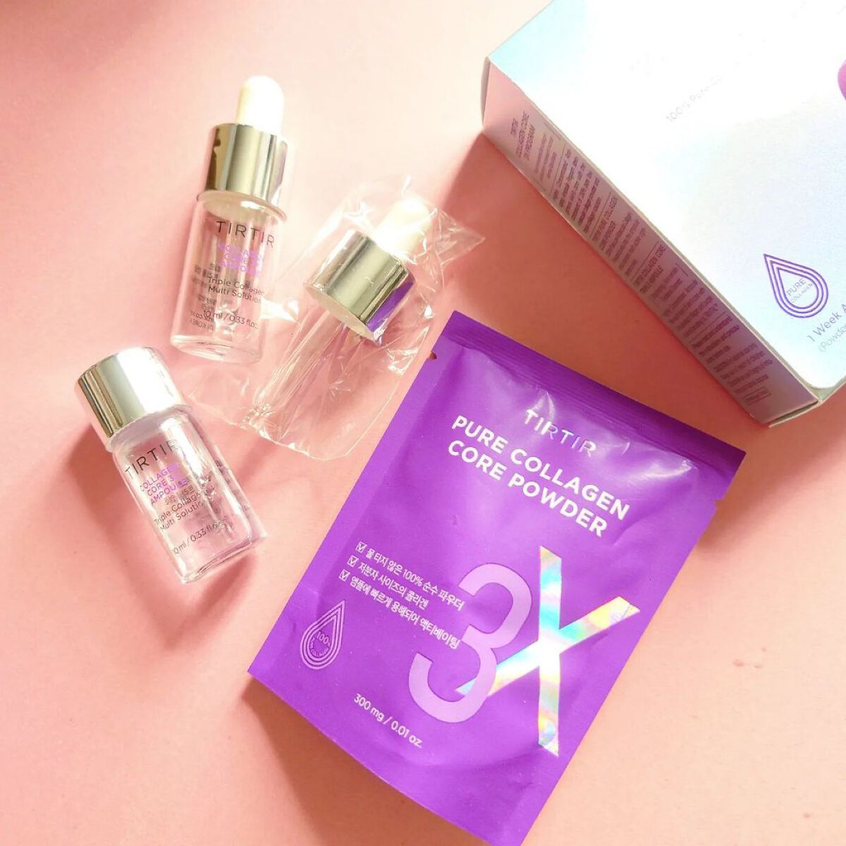  コラーゲン コア 3X アンプル/TIRTIR(ティルティル)/美容液を使ったクチコミ（1枚目）