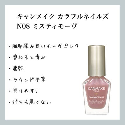 カラフルネイルズ/キャンメイク/マニキュアを使ったクチコミ(1枚目)