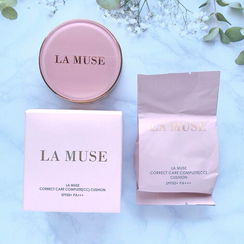 CORRECT CARE COMPLETE CC CUSHION/ラミューズ/クッションファンデーションを使ったクチコミ(1枚目)