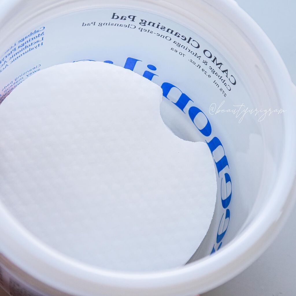 CAMO クレンジングパッド/keenoniks/クレンジングシートを使ったクチコミ（2枚目）