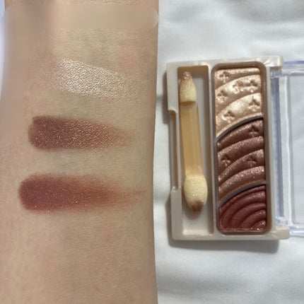 トーンアップアイシャドウ/CEZANNE/アイシャドウパレットを使ったクチコミ(2枚目)