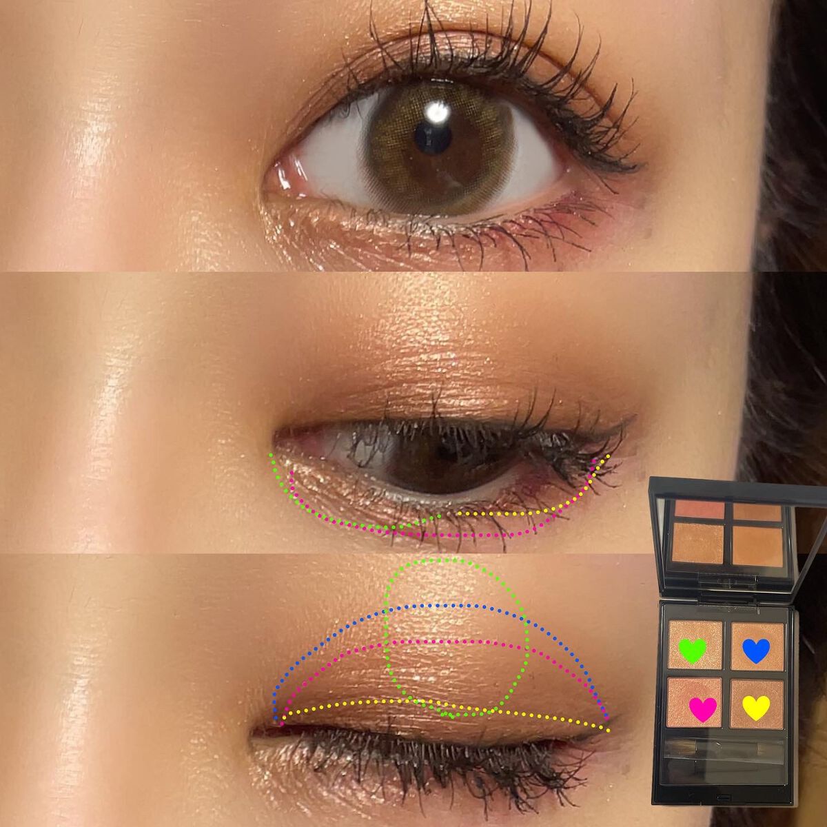 アディクション　ザ アイシャドウ パレット/ADDICTION/アイシャドウパレットを使ったクチコミ（3枚目）