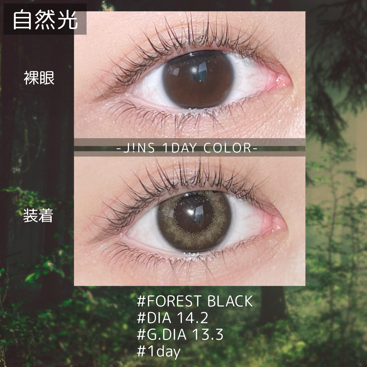 JINS1DAYCOLOR/JINS/ワンデー（１DAY）カラコンを使ったクチコミ（3枚目）