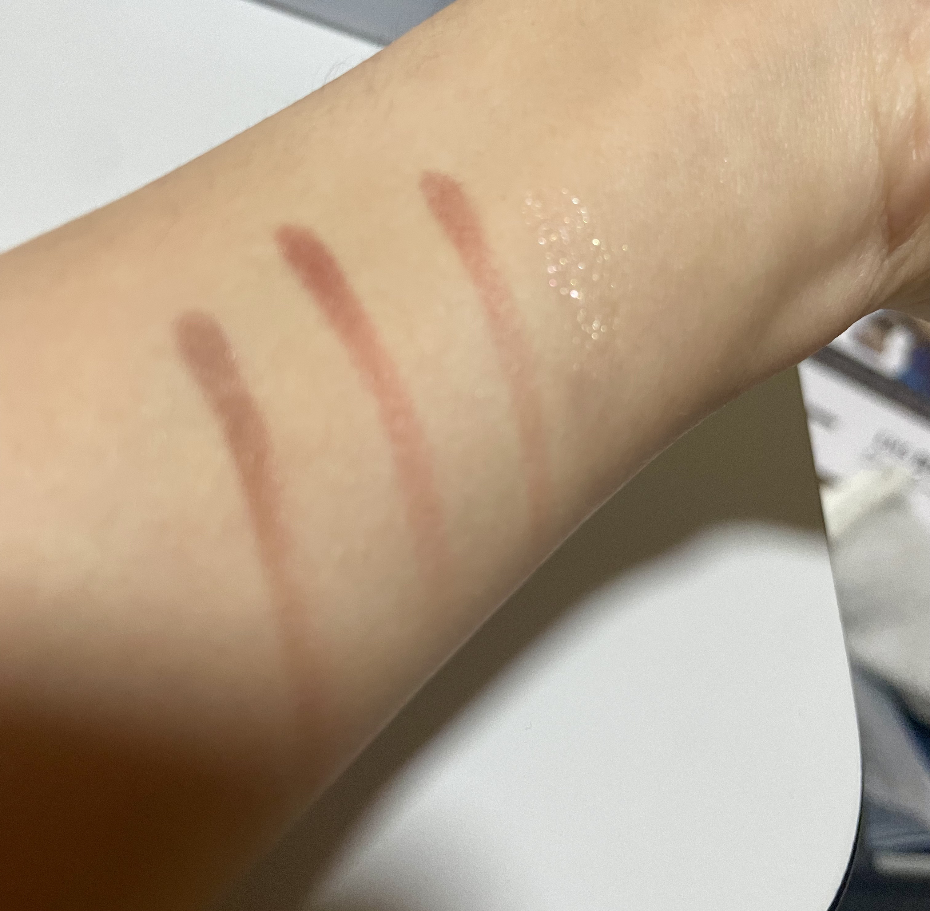 シルキースフレアイズ（マットタイプ） M02 チャイブリック/キャンメイク/アイシャドウパレットを使ったクチコミ（3枚目）