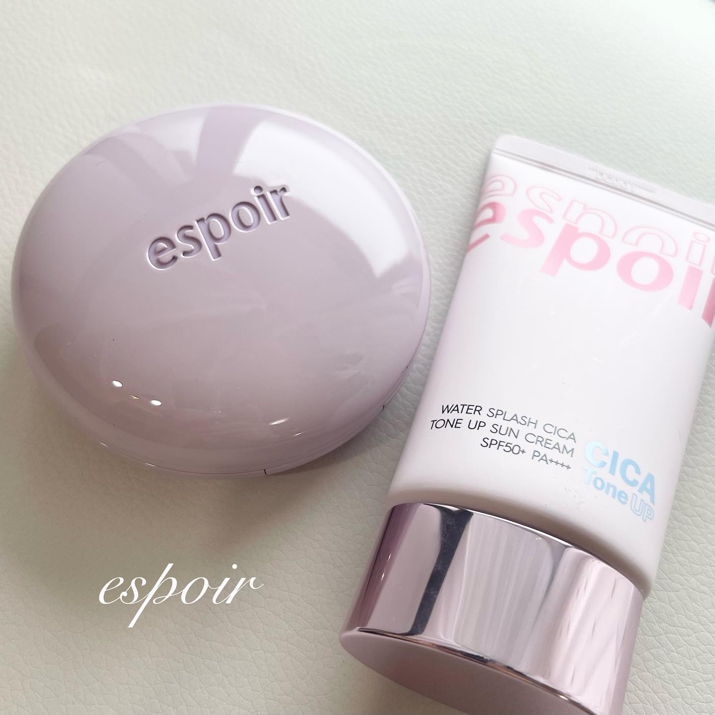 ウォータースプラッシュシカトーンアップクリーム/espoir/化粧下地を使ったクチコミ（1枚目）