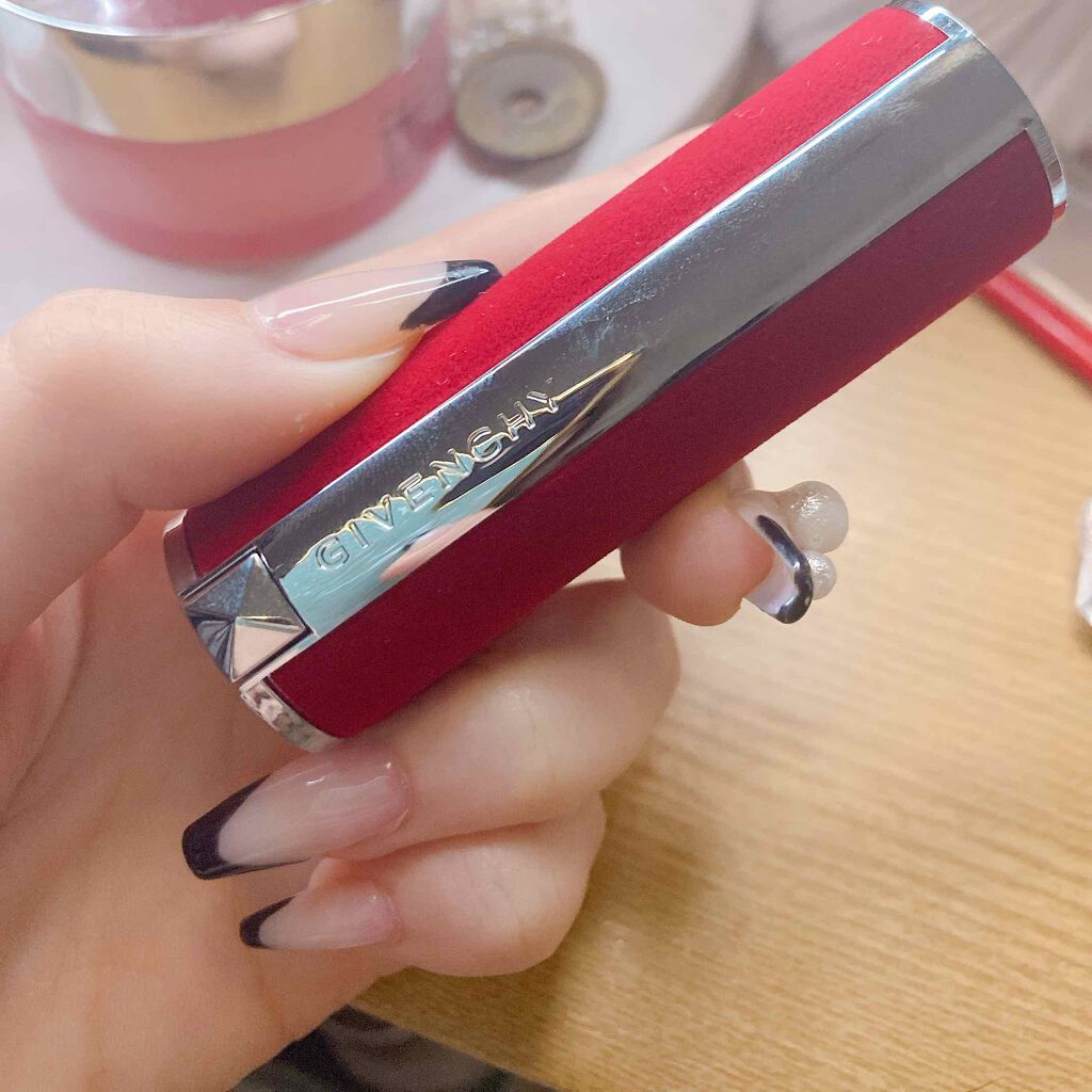 ルージュ・ジバンシイ・ベルベット No.33 オレンジ・サブル/GIVENCHY/口紅を使ったクチコミ（2枚目）