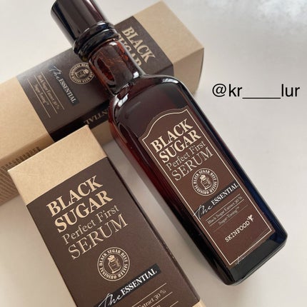 ブラックシュガー パーフェクト ファーストセラム  ザ・エッセンシャル/SKINFOOD/美容液を使ったクチコミ(1枚目)