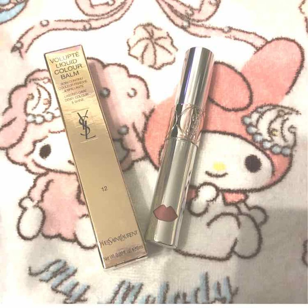 ヴォリュプテ ウォーター カラーバーム 12 チェイスミーヌード/YVES SAINT LAURENT BEAUTE/口紅を使ったクチコミ（1枚目）