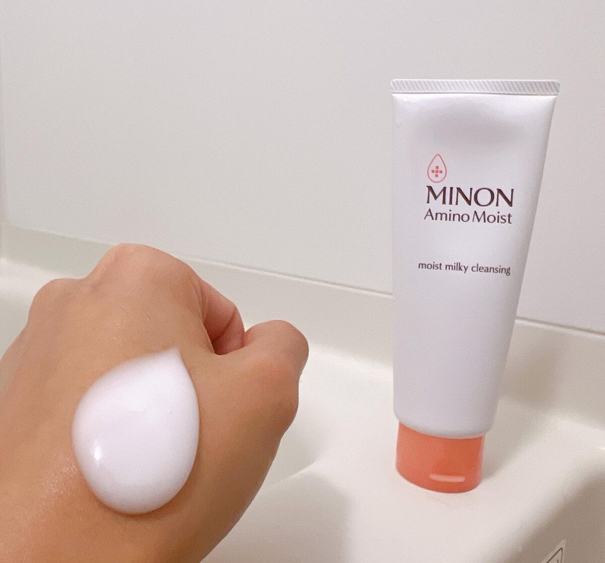 ミノン アミノモイスト モイストミルキィ クレンジング/ミノン/ミルククレンジングを使ったクチコミ（2枚目）