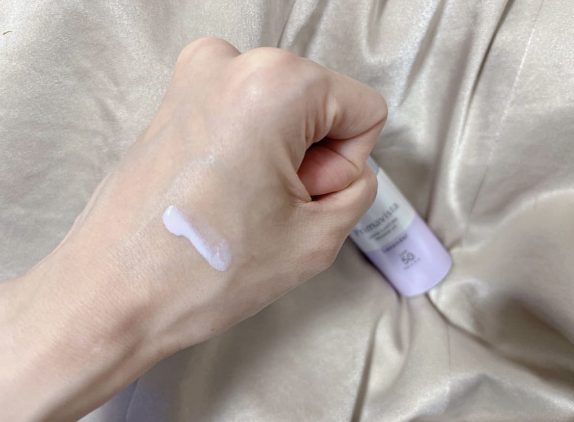 スキンプロテクトベース＜皮脂くずれ防止＞SPF50 ラベンダー/プリマヴィスタ/化粧下地を使ったクチコミ（3枚目）