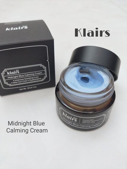 ミッドナイトブルーカーミングクリーム/Klairs/フェイスクリームを使ったクチコミ(1枚目)
