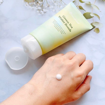 グリーンティーウォーターボム/Bonajour/フェイスクリームを使ったクチコミ(4枚目)