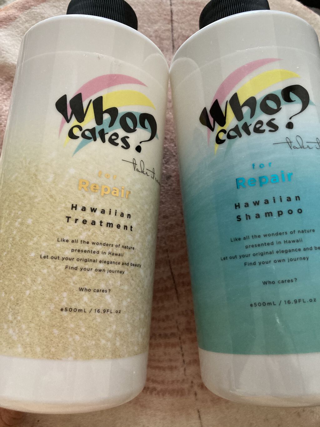 ハワイアンシャンプー＆トリートメント ＜リペア＞/who cares?/市販シャンプーを使ったクチコミ（2枚目）