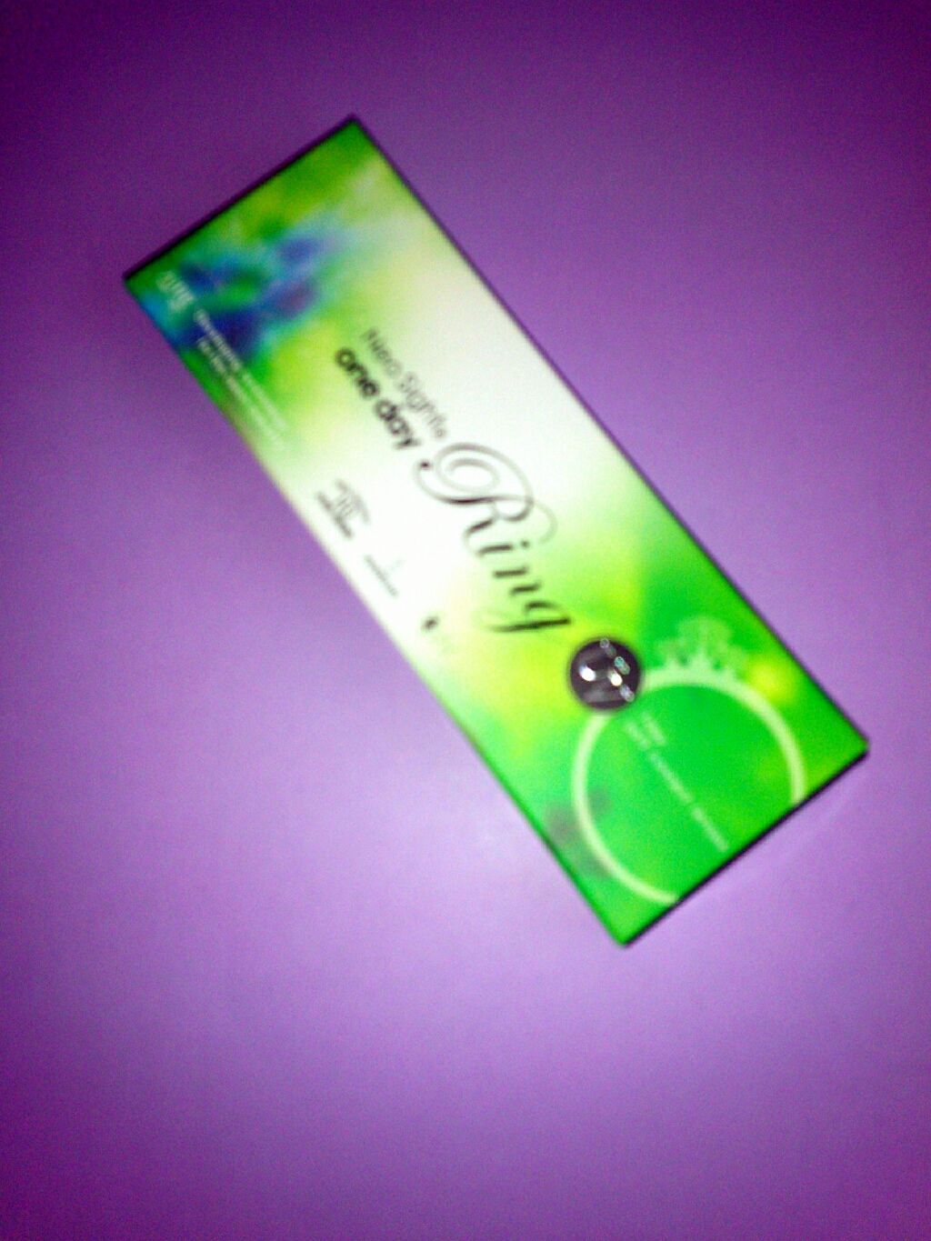 ネオサイトワンデー リングUV/Aire/ワンデー(1DAY)カラコンを使ったクチコミ(1枚目)