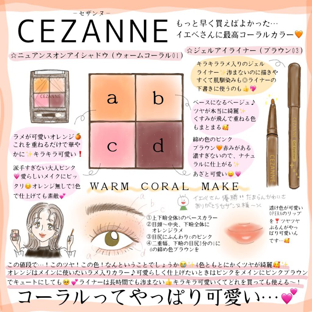 ジェルアイライナー/CEZANNE/ジェルアイライナーを使ったクチコミ（1枚目）