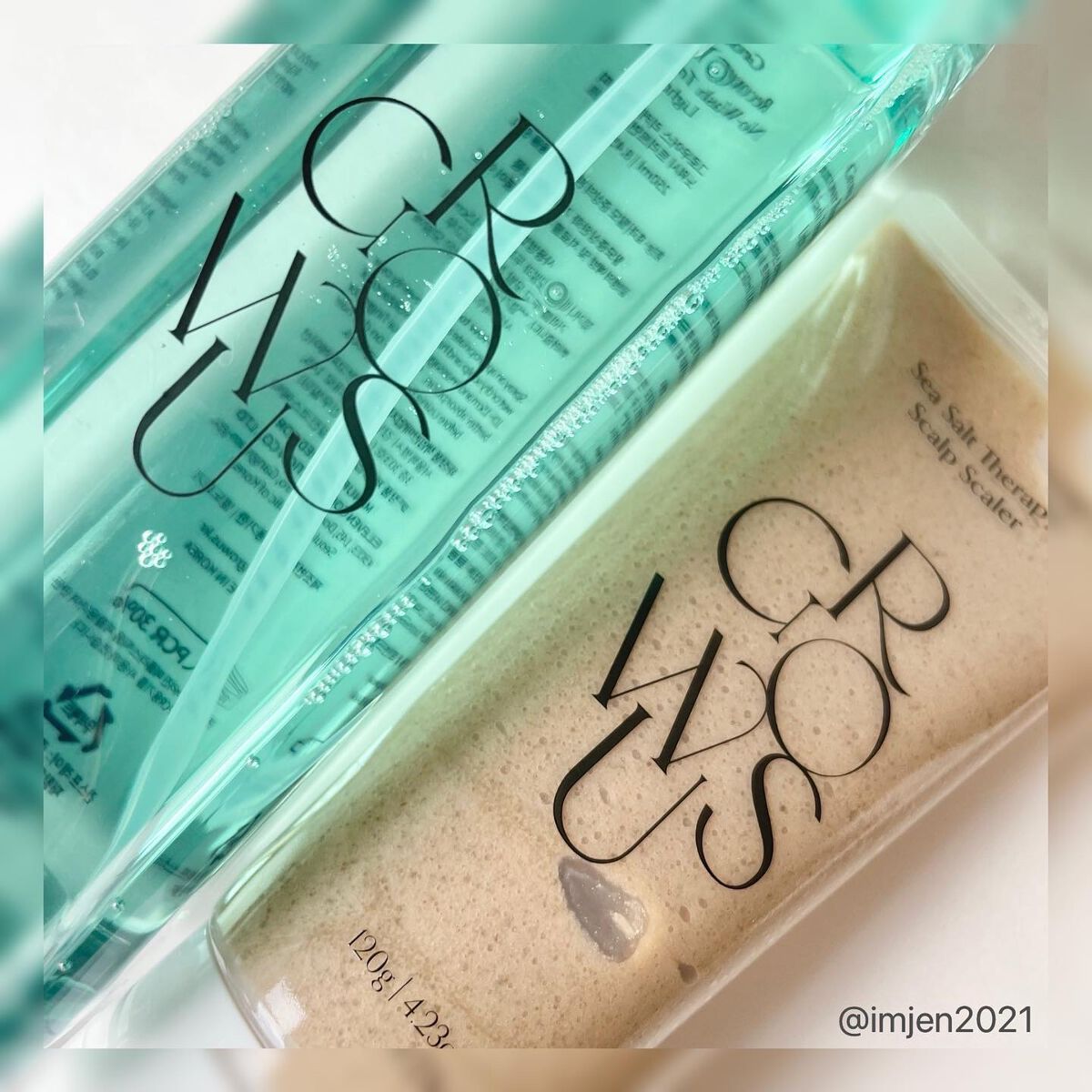 シーソルトセラピースカルプスケーラー/GROWUS/ヘッドスクラブを使ったクチコミ（1枚目）