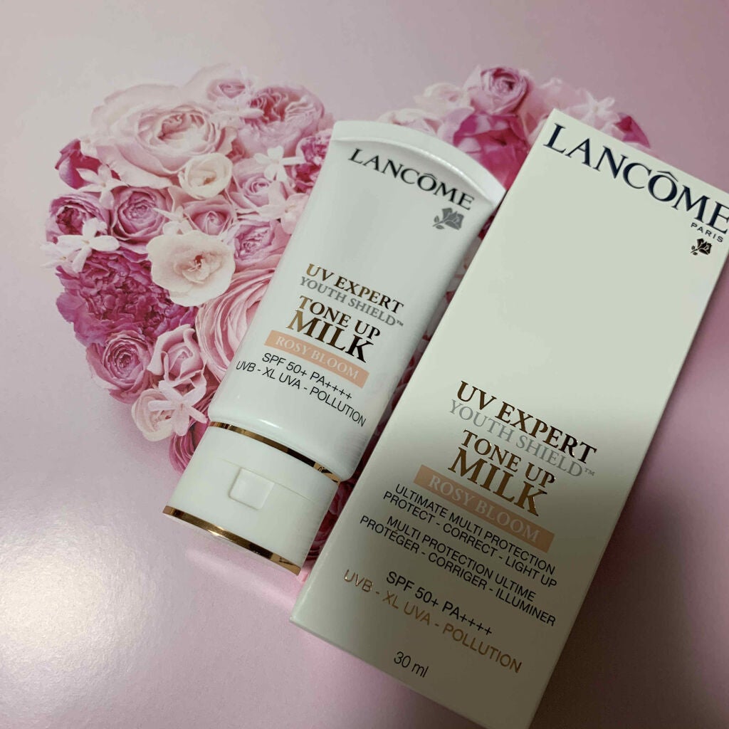 UV エクスペール トーン アップ ローズ/LANCOME/日焼け止め・UVケアを使ったクチコミ(1枚目)