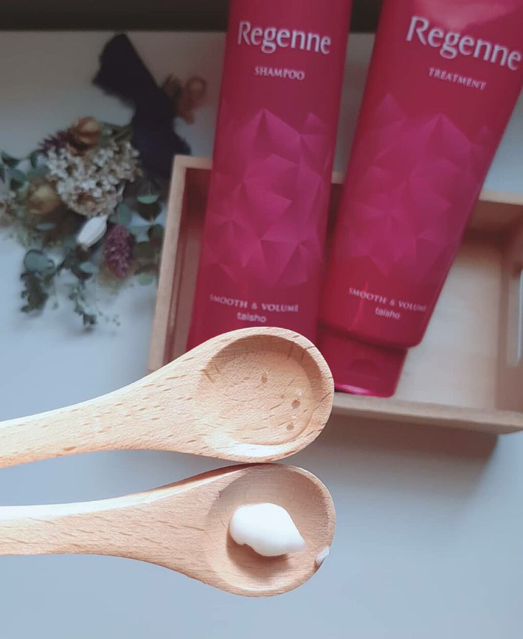 リジェンヌシャンプー/トリートメント スムース&ボリューム/リジェンヌ/市販シャンプーを使ったクチコミ（3枚目）