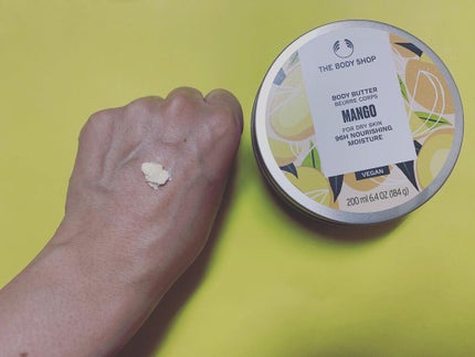 ボディバター マンゴー/THE BODY SHOP/ボディクリームを使ったクチコミ(3枚目)