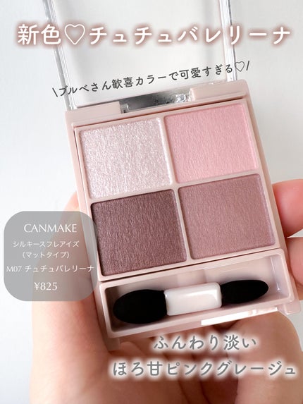 シルキースフレアイズ(マットタイプ)/キャンメイク/アイシャドウパレットを使ったクチコミ(2枚目)