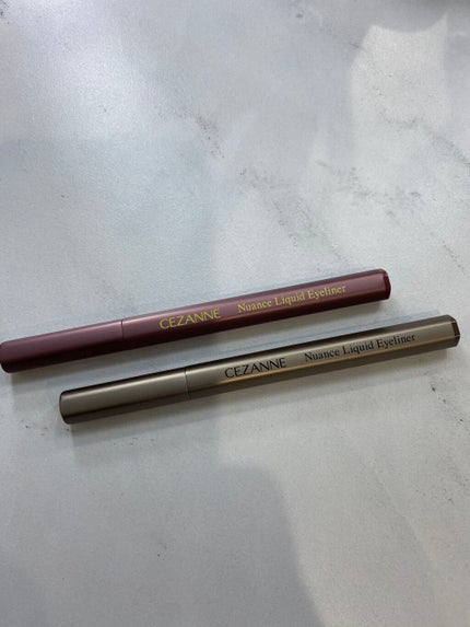 ニュアンスリキッドアイライナー/CEZANNE/リキッドアイライナーを使ったクチコミ(2枚目)