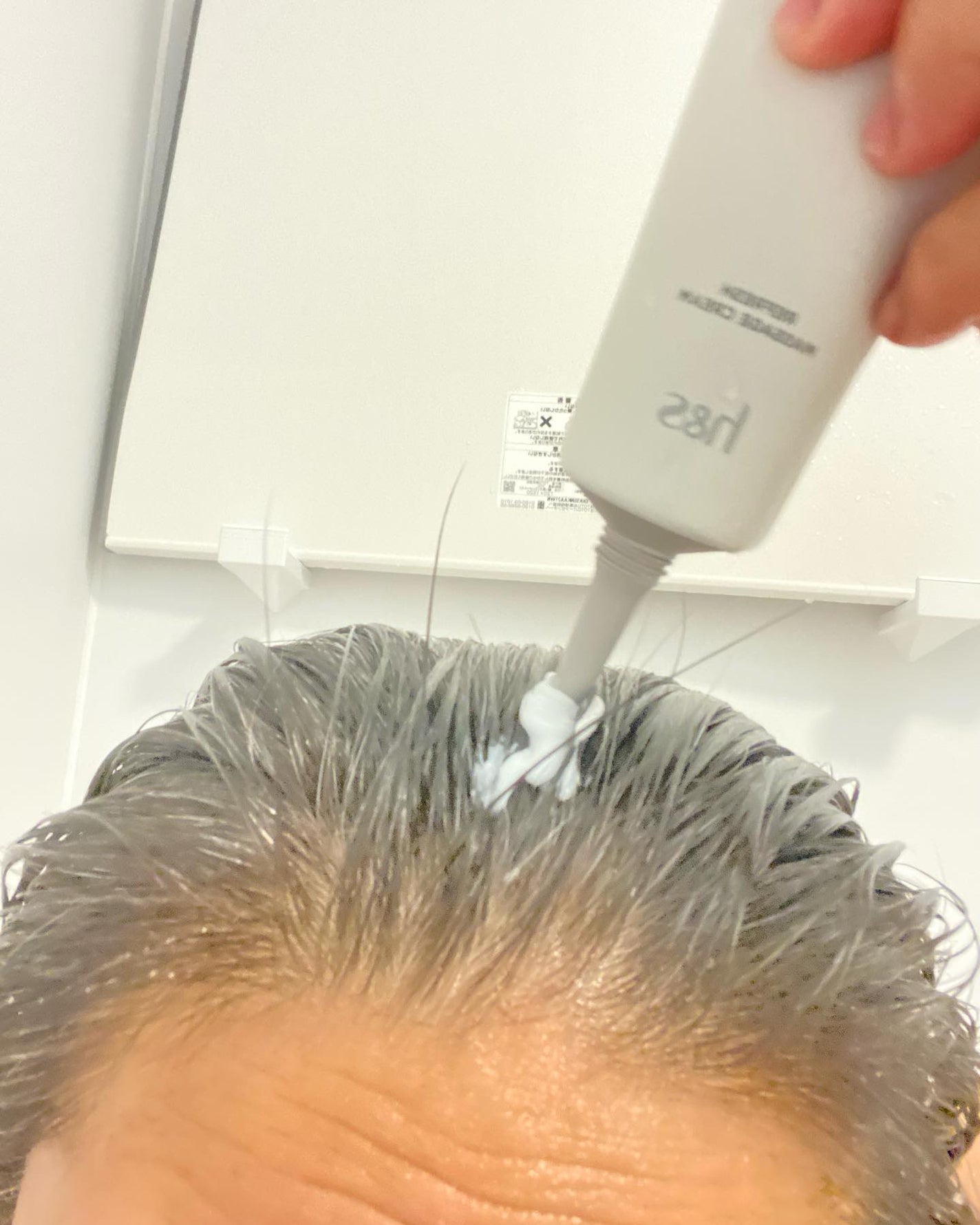 リフレッシュ マッサージクリーム/h&s/洗い流すヘアトリートメントを使ったクチコミ(5枚目)