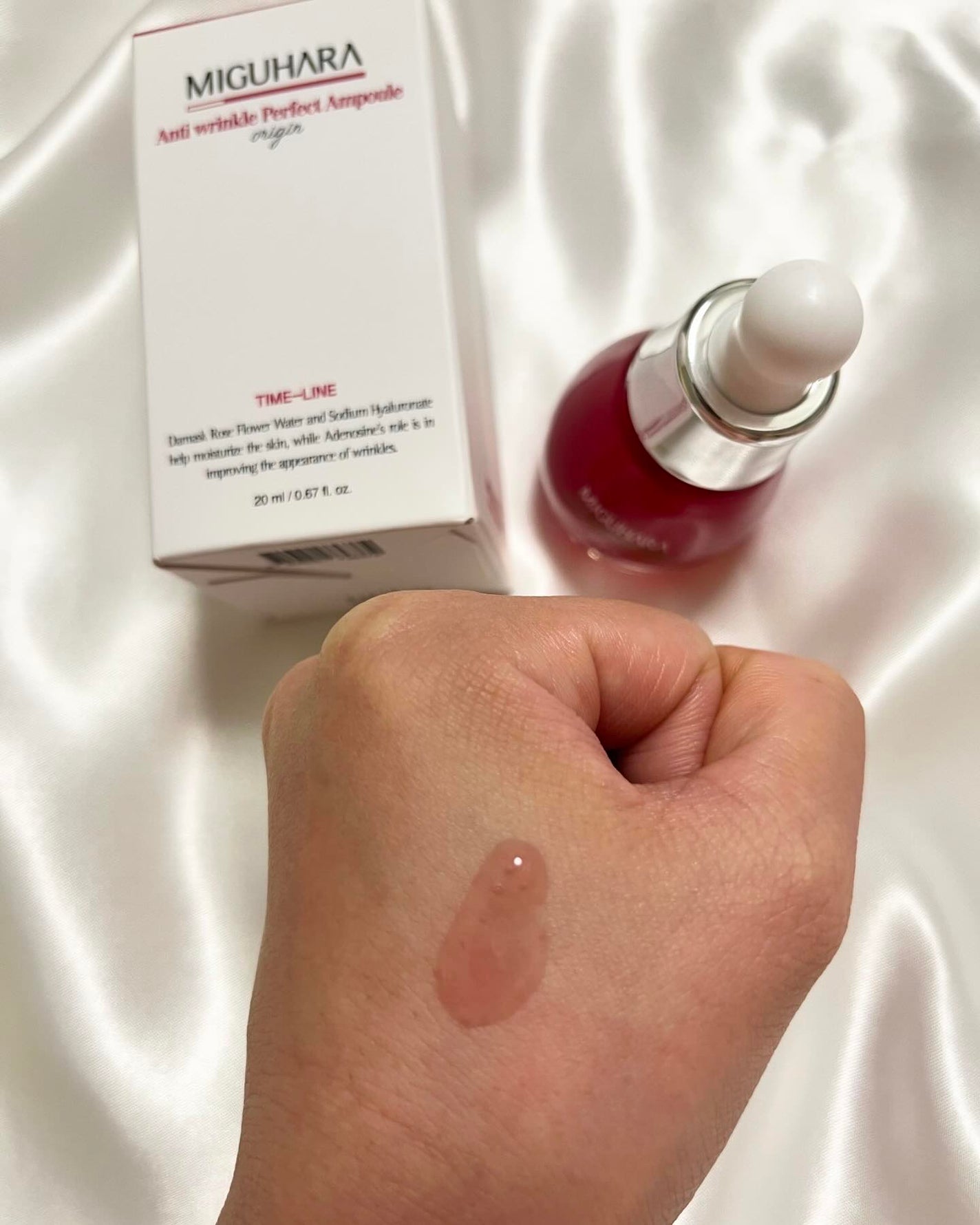 アンチリンクルエフェクトアンプルオリジン/MIGUHARA/美容液を使ったクチコミ(2枚目)