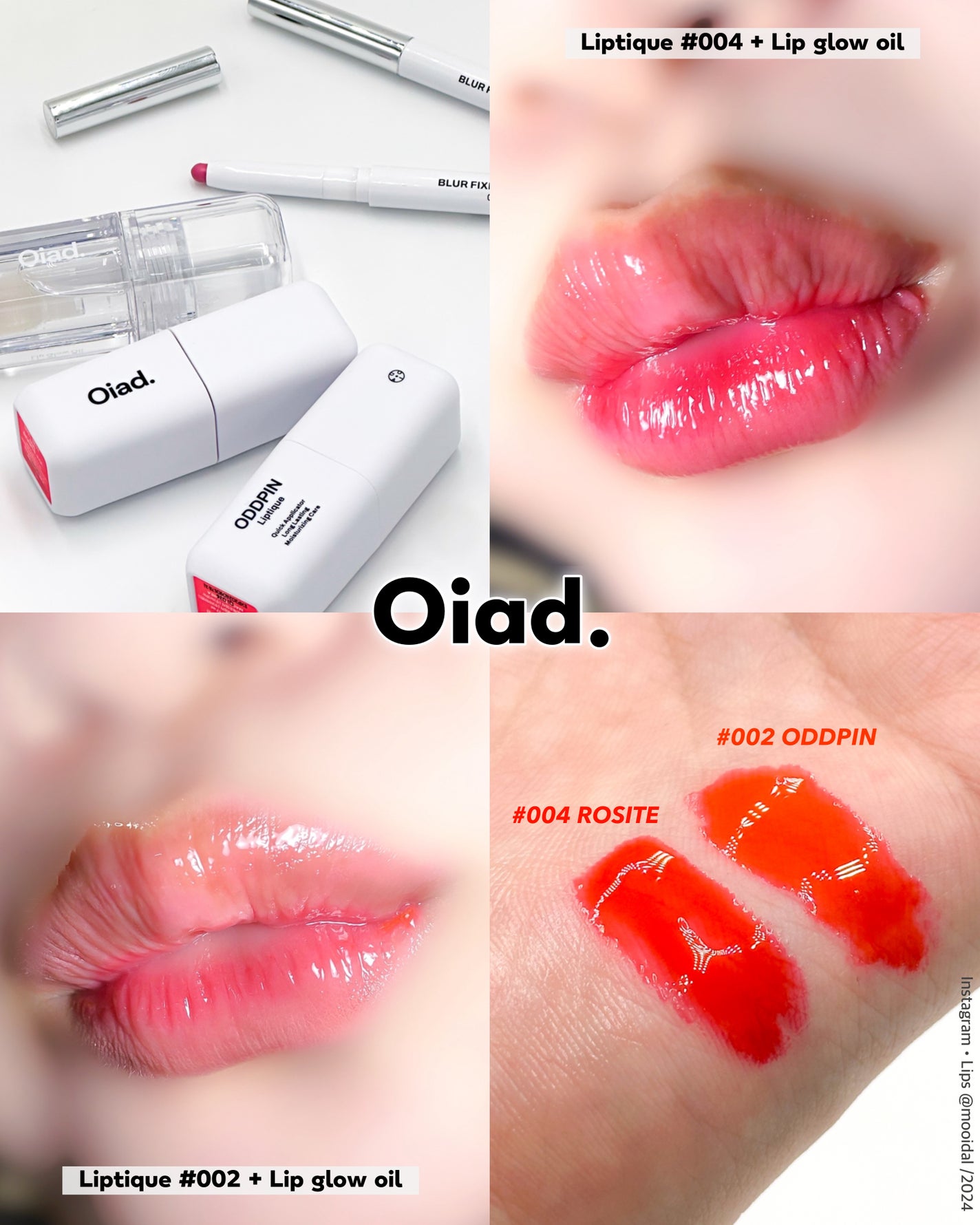 リップティーク/oiad/口紅を使ったクチコミ(1枚目)