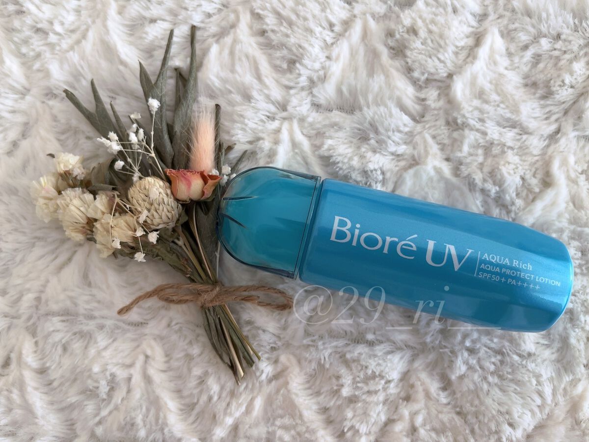 ビオレUV アクアリッチ アクアプロテクトローション(水層パック)/ビオレ/日焼け止めローションを使ったクチコミ（1枚目）