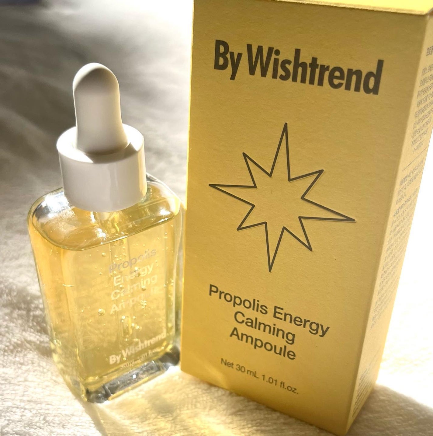 プロポリスエナジーカーミングアンプル/By Wishtrend/美容液を使ったクチコミ(5枚目)