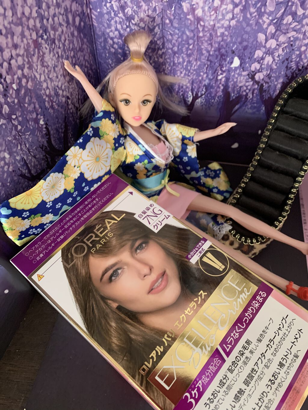 エクセランス R クリームタイプ /ロレアル パリ/ヘアカラーを使ったクチコミ（2枚目）