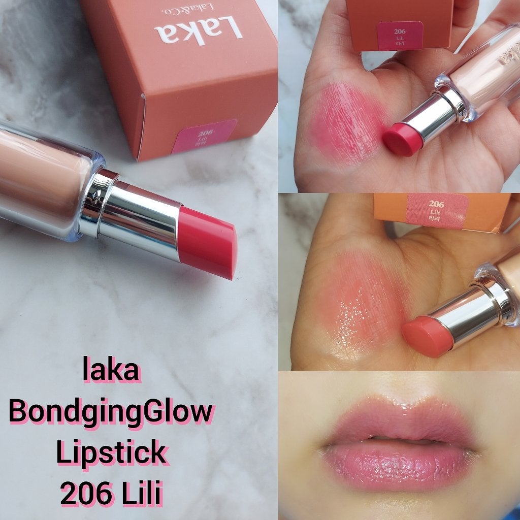 ボンディンググロウリップスティック/Laka/口紅を使ったクチコミ(4枚目)