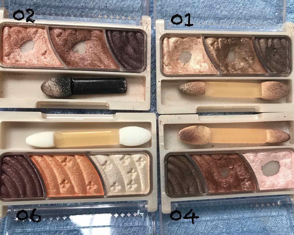 トーンアップアイシャドウ/CEZANNE/アイシャドウパレットを使ったクチコミ(3枚目)