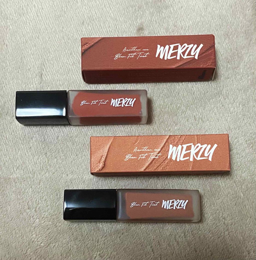 ブラー フィット ティント/MERZY/リップティントを使ったクチコミ（1枚目）