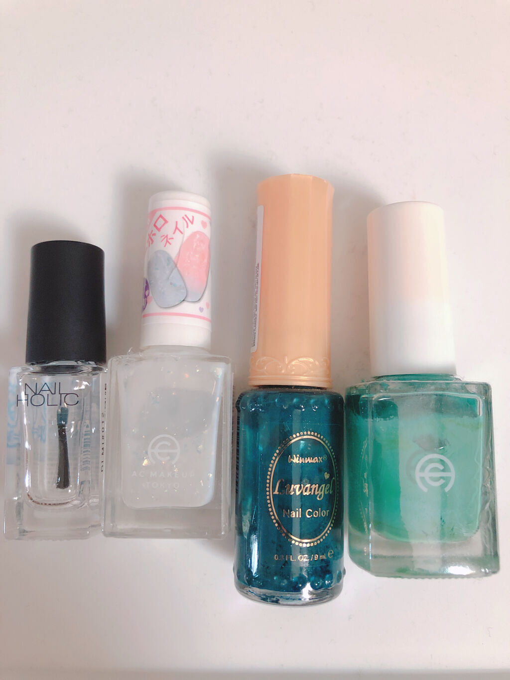 ACネイルエナメル 017 ミルキー ホワイト/セリア/マニキュアを使ったクチコミ（3枚目）