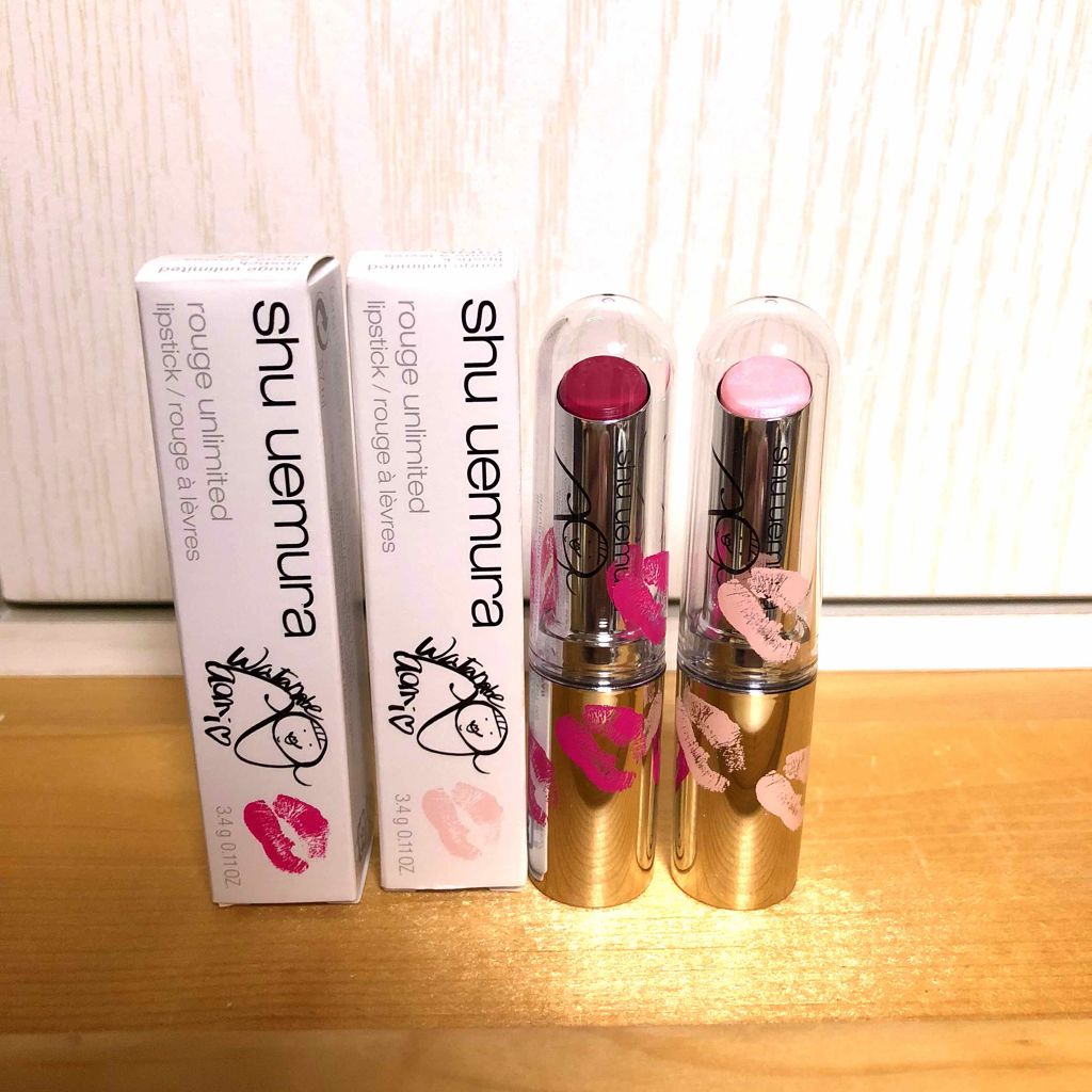 ルージュ アンリミテッド/shu uemura/口紅を使ったクチコミ（1枚目）