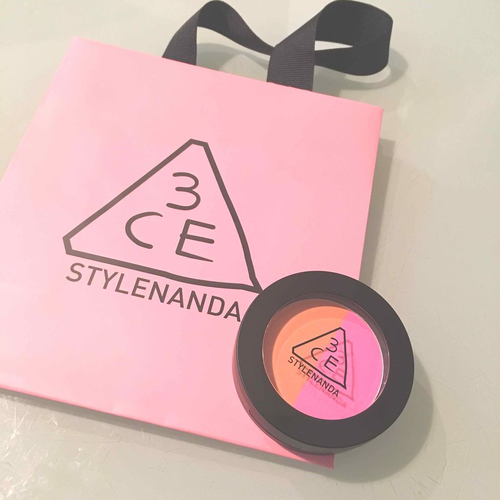 3CE DUO COLOR FACE BLUSH/3CE/パウダーチークを使ったクチコミ（1枚目）